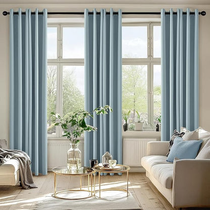 MIULEE Blackout Curtains for Bedroom Living Room 2 Panels, Thermal Insulated - Image 6