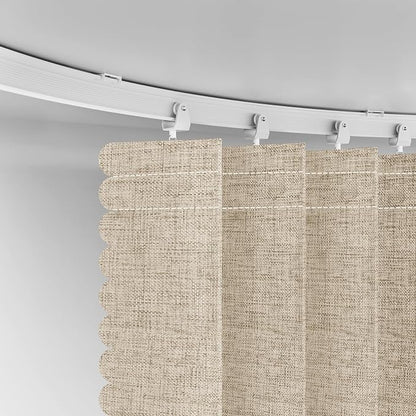 100% Blackout Room Divider Curtains Ceiling Curtain Track Sets Blackout - Image 4