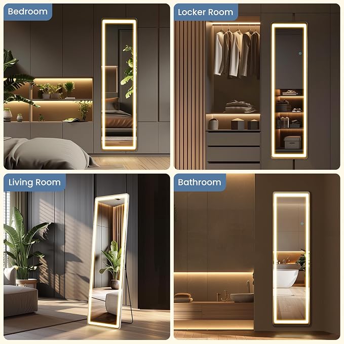 DUMOS 16"×60" LED Full Length Mirror - Image 5