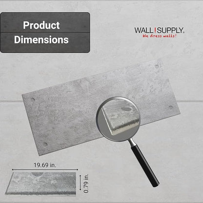 Wall!Supply 3D Wall Panels – Industrial Concrete Loft Style – Lightweight Foam - Image 6