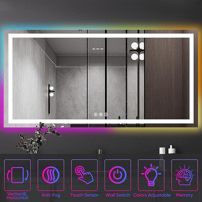 Antok 28"x 60" LED Bathroom Mirror - Image 9