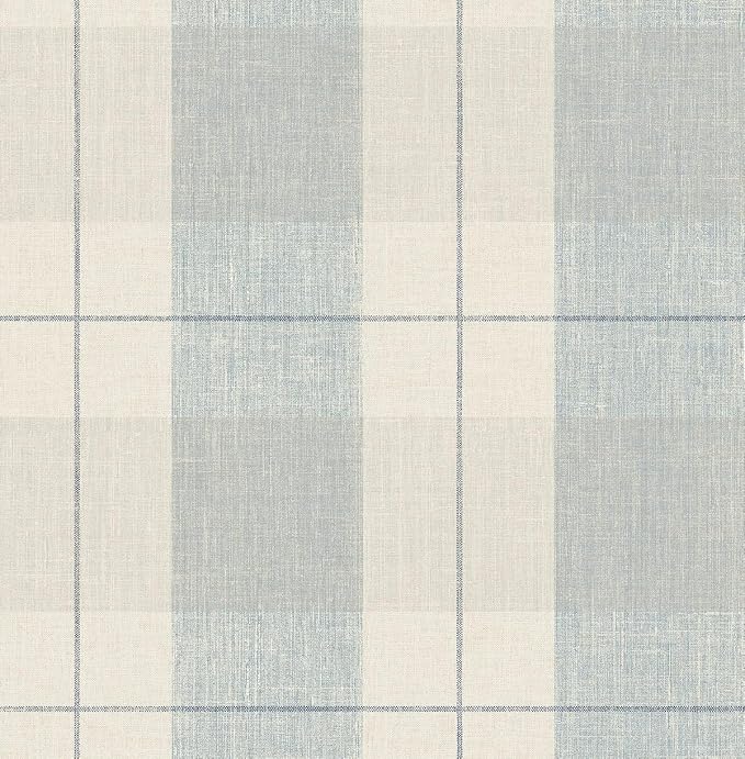 NextWall Lenox Hill Plaid Peel and Stick Wallpaper by NextWall