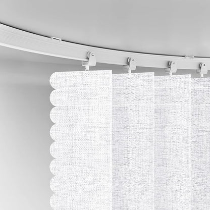 Room Divider Curtain Sets with Flexible Ceiling Track, Privacy Soundproof - Image 7