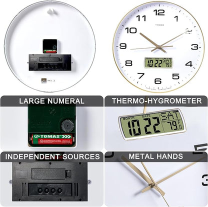 TIMESS Wall Clock, Ideal Modern Home, Office Decor - Image 6
