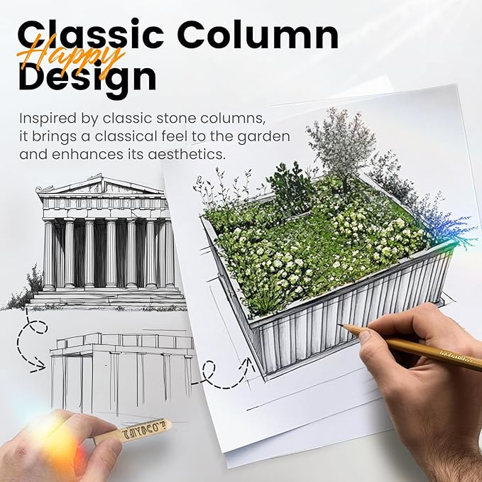 KING BIRD Galvanized Raised Garden Bed with 2 Installation Methods for DIY, 101" x 36" x 18" Heightened Planter Kit Box Outdoor for Deep-Rooted Vegetables, Flowers, Green