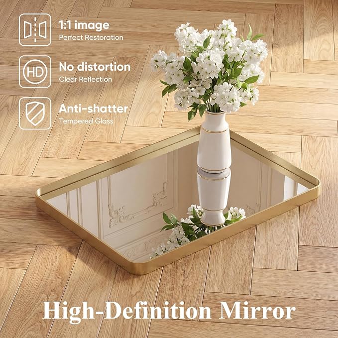 NEWBULIG 24X32 Inch Bathroom Mirror - Image 3