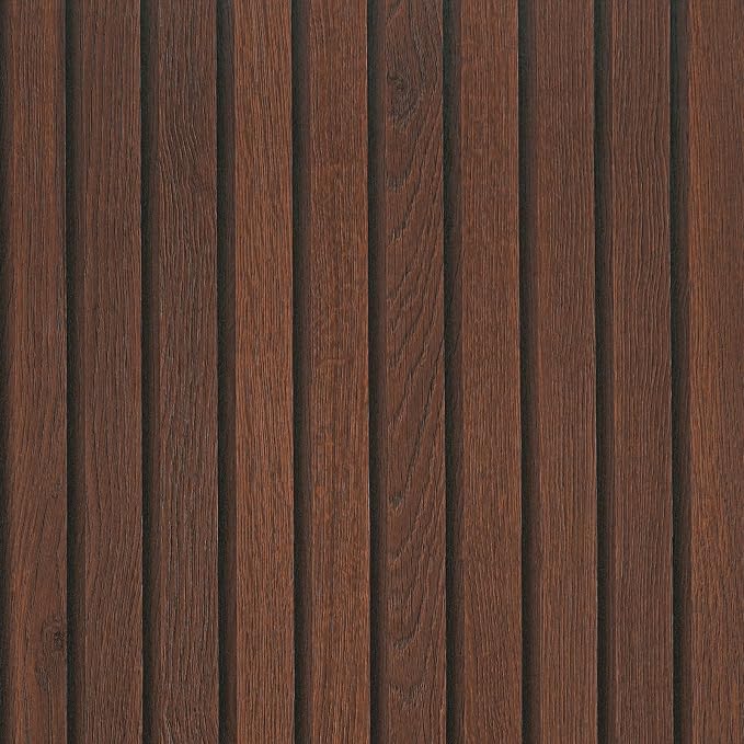VEELIKE Walnut Wood Slat Peel and Stick Wallpaper Wood Contact Paper by VEELIKE