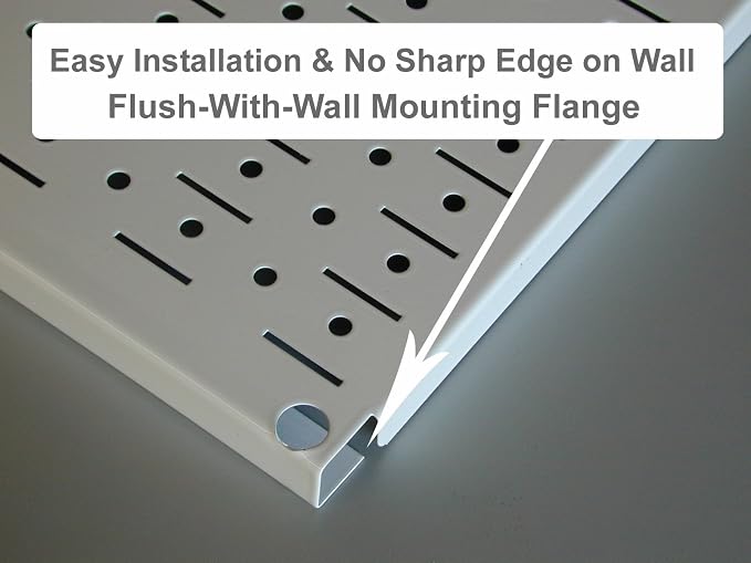 Wall Control 30-P-3232G Gray Metal Pegboard Pack - Image 4