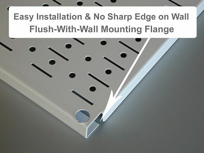 Wall Control Pegboard Organizer 4 ft. Metal Pegboard Standard Tool Storage Kit - Image 8