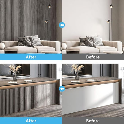Art3d 6-Piece Wood Slat Panels for Stylish Interior Decor and Ceiling Decoration - Image 3