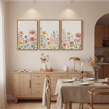 Framed Watercolor Floral Wall Art - Image 4
