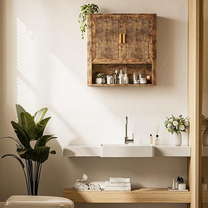 INNOD Bathroom Wall Cabinet, Wall-Mounted Medicine Cabinet - Image 7