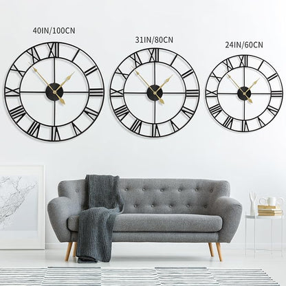 LEIKE 80CM Extra Large Wall Clock - Image 5