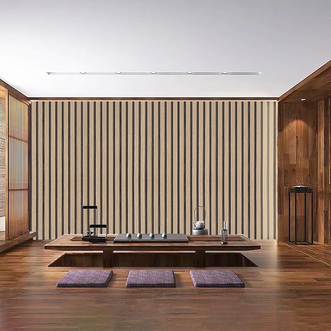 Wood Slat Wallpaper Peel and Stick - Image 6