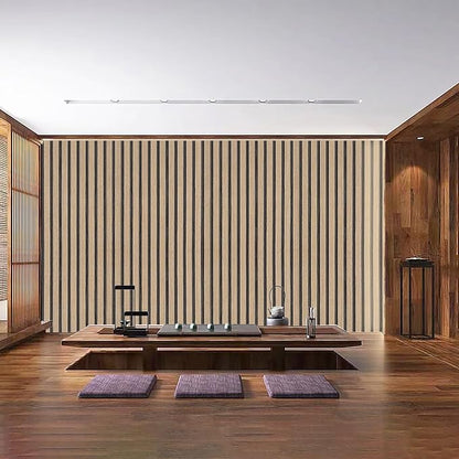 Wood Slat Wallpaper Peel and Stick - Image 6