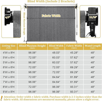 Shade&Beyond Outdoor Roller Shades - Image 9