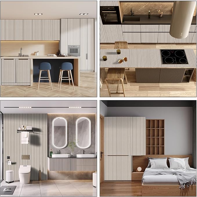 Wood Slat Peel and Stick Wallpaper - Image 3