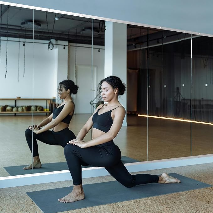 Ruomeng Home Gym Mirror, Large Frameless Body Mirror Tempered Glass - Image 8