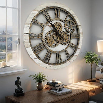 ImprovingLife The Gears Clock The Original Real Moving Gear Wall Clock Vintage - Image 3