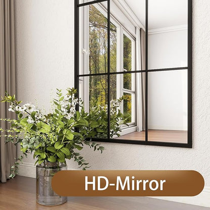 Mirror Full Length, Oversize Farmhouse Standing Wall Mirrors Hanging or Leaning - Image 6