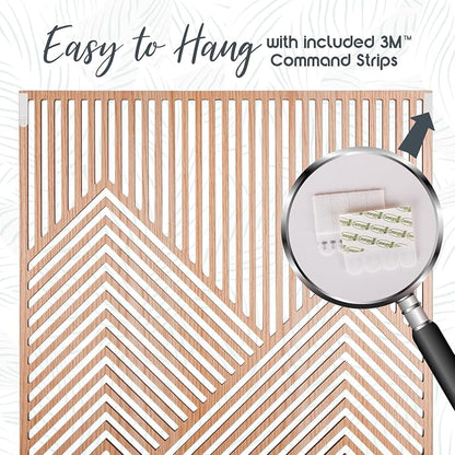 SnugLife 2 Pcs Wood Mountain Wall Art - Image 7