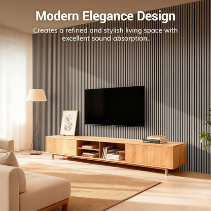 TONOR Wood Wall Panels for Wall, 2 Pack 47.2" x 23.6"/ 120 x60cm Acoustic Wall - Image 4