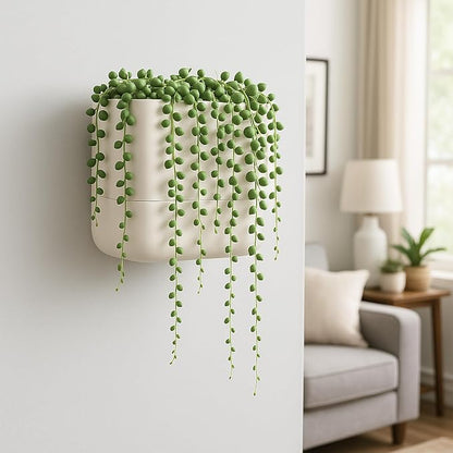 Phoenix Vine 6.5 Inch Wall Mounted Self-Watering Planter Pot - Image 7