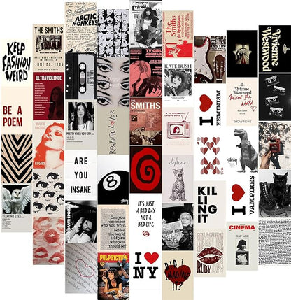KBKBART 50Pcs Downtown Girl Room Decor, Y2k Wall Art Prints by KBKBART