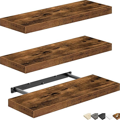 QEEIG Floating Shelves for Wall Bathroom Shelf Bedroom Kitchen Living Room - Image 9