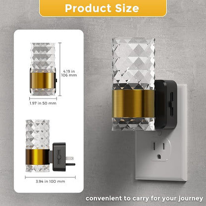 L LOHAS LED Night Light, Modern Night Lights Plug into Wall, 3000K Soft Warm - Image 6