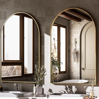 HARRITPURE 20"x30" Arched Bathroom Mirror - Image 5