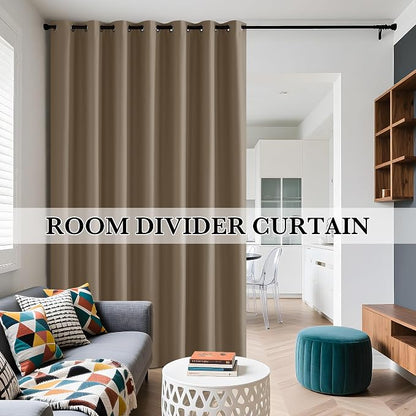 RYB HOME 100% Blackout Room Divider Curtains - Image 5