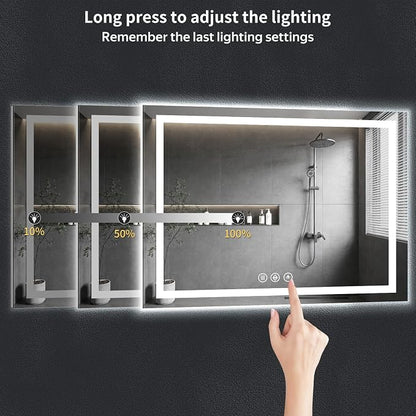 60"x36" LED Bathroom Mirror - Image 6