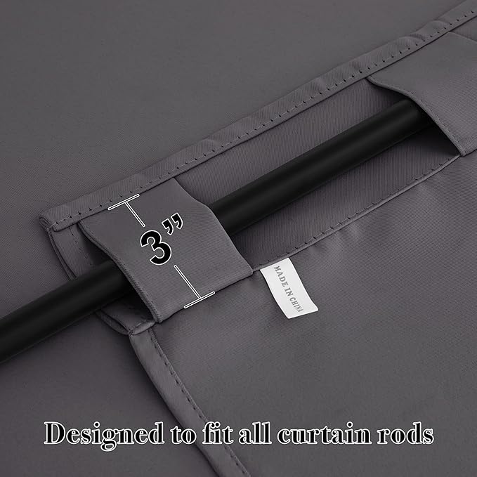 RYB HOME Blackout Curtains for Bedroom, Window Shades Thermal Insulating - Image 6