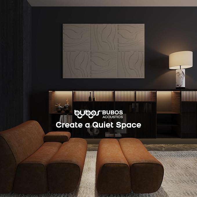 BUBOS Art Acoustic Wall Panels 6 Pack - Image 6
