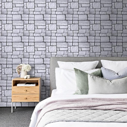 COMSTICKC 3D Faux Stone Wall Panel, Peel and Stick Tiles, Self-Adhesive PVC - Image 6