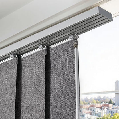 VEVOR Panel Track Blinds, Extendable Track from 45.8 in to 86 in W, Trimmable - Image 8