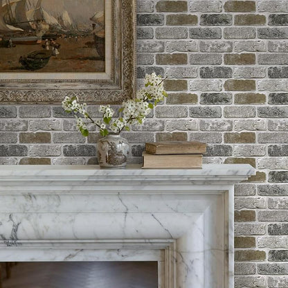 COMSTICKC 3D Faux Brick Wall Panel Peel and Stick, Small Size, Ultra-Light PVC - Image 7