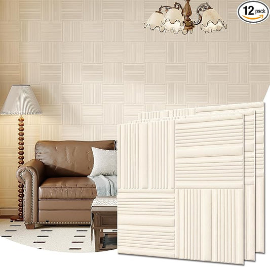Velvet 3d wall panels for Interior wall Decor peel and stick, Soundproof by Unknown