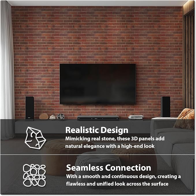 CONCORD WALLCOVERINGS ™ Sample for Display Purpose only Retro-Art 3D Wall Panel - Image 2