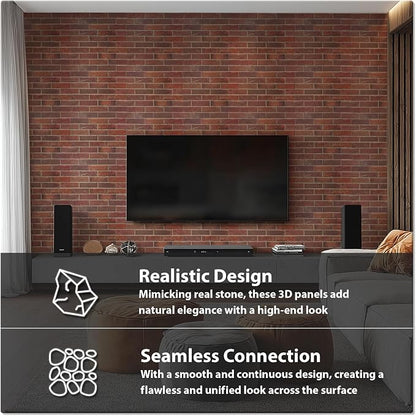 CONCORD WALLCOVERINGS ™ Sample for Display Purpose only Retro-Art 3D Wall Panel - Image 2