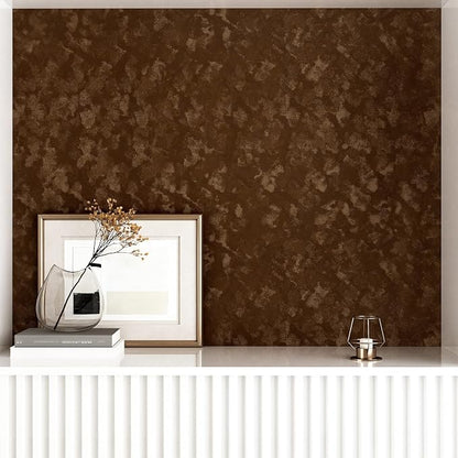 Wallercity Brown Peel and Stick Flocking Fabric Contact Paper - Image 5