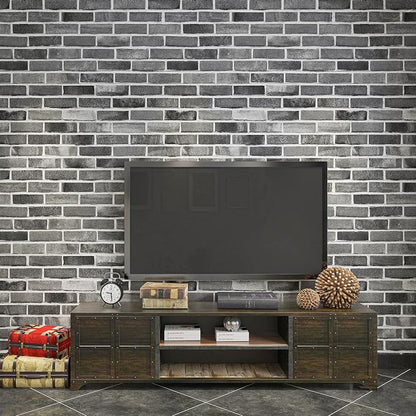 Art3d 20-Pack105 Sq.Ft Faux Brick 3D Wall Panels Peel and Stick in Stone Ash - Image 8
