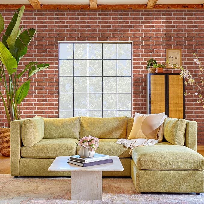 COMSTICKC 3D Faux Brick Wall Panel Peel and Stick, Not Real Brick, Ultra-Light - Image 7