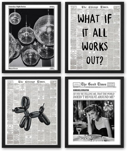 NaZaUK Funky Retro Y2K Wall Art, Prints by Unknown