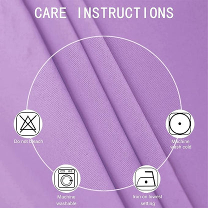 LEMOMO Blackout Curtains 38 x 84 inch/Lavender Curtains Set of 2 Panels/Thermal - Image 4