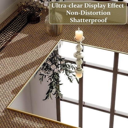GLSLAND 71"x31" Full Length Mirror Extra Large Hanging or Leaning Rectangle - Image 4