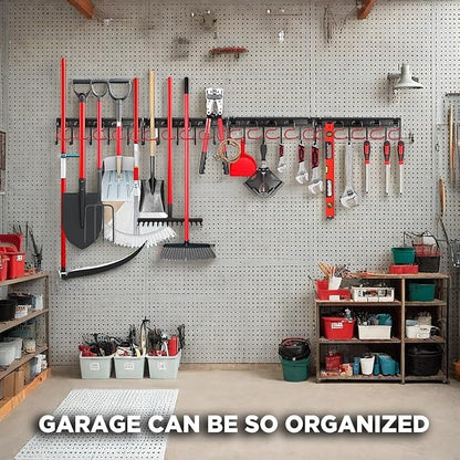 SEDY 68" All Metal Garden Tool Organizer Hooks - Image 2