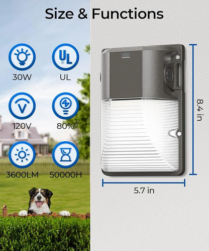 CINOTON 30W LED Wall Pack Light - Image 6