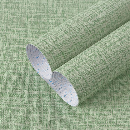 Guvana Grasscloth Peel and Stick Wallpaper Green Textured Contact Paper Modern by Guvana